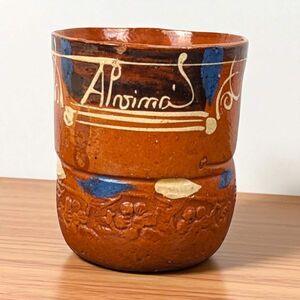 Handmade Pottery Mug: Rustic Southwestern Decor, 4 Inches Tall